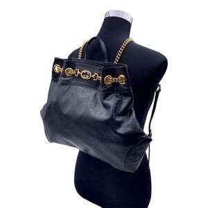 Gucci Black Leather Zumi Shoulder
